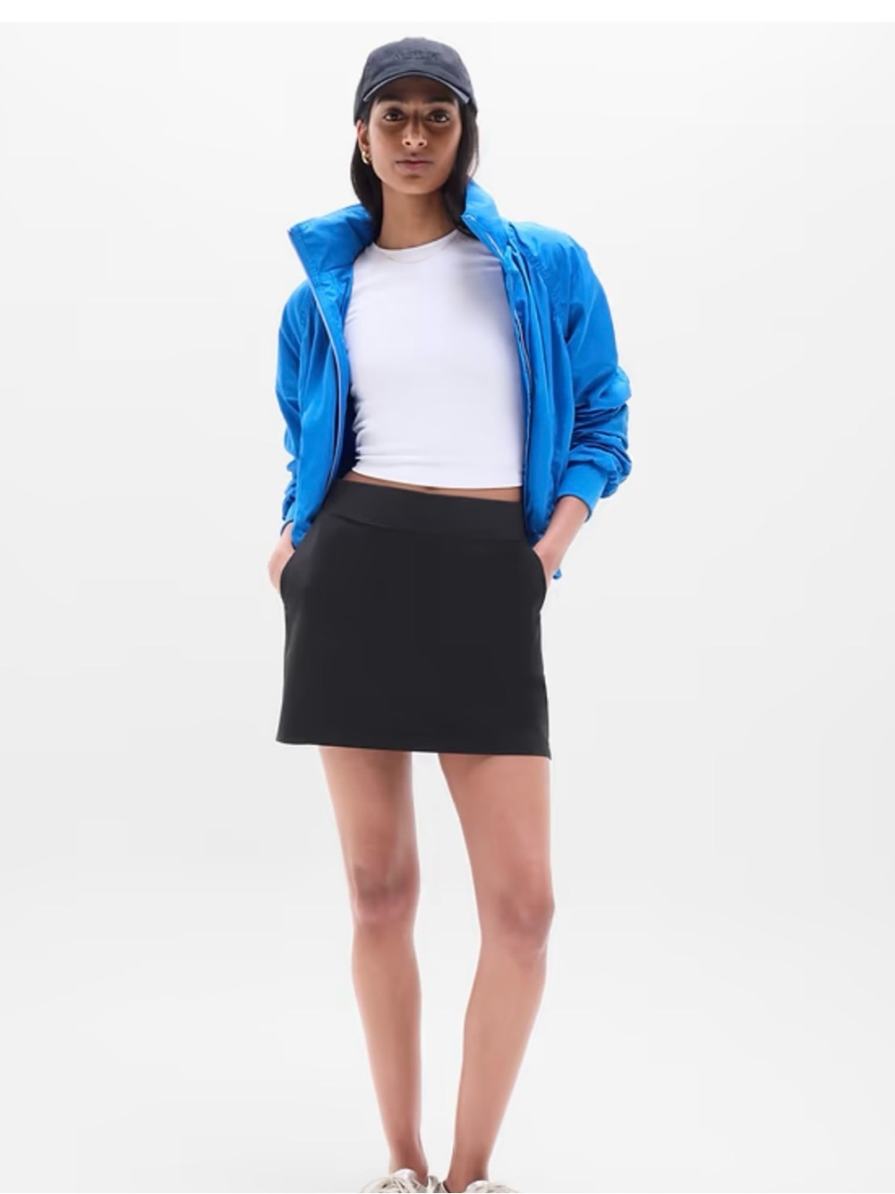 Athleta Skort Black Skort with Built-In Shorts
